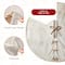 Glitzhome® 60" Milk Coffee Reversible Faux Rabbit Fur/Korean Fleece Christmas Tree Skirt